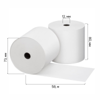 Чековая лента 80*80(58) мм